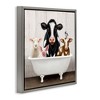 Stupell Industries Country Animals Farmhouse Claw Bathtub, 25" x 25" - 3 of 4