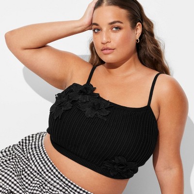 Women's Open Work Sweater Tank Top - Wild Fable™