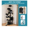 75 Inches Indoor Cat Tree Tall Cat Tower For Large Cats 20lbs Cat Condo Black Cat Tower - 3 of 4