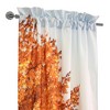 Habitat Photo Real Autumn Sensation Colorful Fall Tree Light Filtering Pole Top Curtain Panel Pair Each 38" x 84" Multicolor - 3 of 4