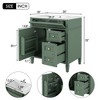 NicBex 30" Bathroom Storage Cabinet with Sink, Morden Bathroom Vanity, 2 Drawers and 1 Spacious Cabinet Door for Bathroom - 3 of 4