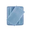 Elegant Solid Micro Fleece Sheet Set, All Season Bedding Sets, Cozy Home Textile fits Lux Bedroom Decor,Valentine's Day Gifts - 3 of 4