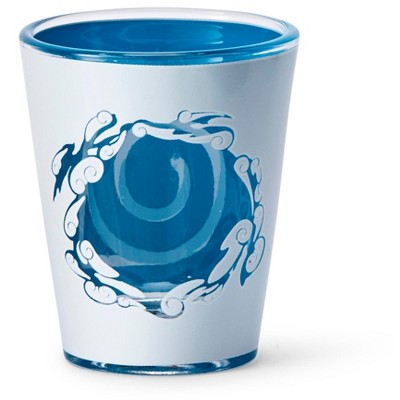 Just Funky Naruto Shippuden Konohagakure Village Symbol & Cloud Shot Glass | Holds 2 Ounces