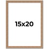 PosterPalooza | Deco Brown Picture Frame - UV Acrylic, Foam Board Backing, Hanging Hardware - 2 of 4