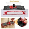 2Pcs Fiber Floor Mop Pads Fit for Vileda Ultra Max Mop Washable Mop Replacement Heads for Wet Dry Floor Cleaning - 4 of 4
