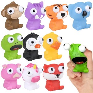 ArtCreativity Squeezy Animals Toys with Pop Out Eyes (Set of 20) - 1 of 4