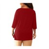 Women's Cotton U-Neck 3/4 Sleeve Tee - Plus - On The Plus Side - 2 of 4