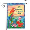 Briarwood Lane Garden Flag 12x18 For Outdoor Always 5 O'clock Summer For Summer Garden Flag Flags For Outside - 2 of 4