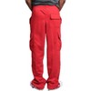 G-Style USA Men's Solid Fleece Heavyweight Cargo Pants - 3 of 4