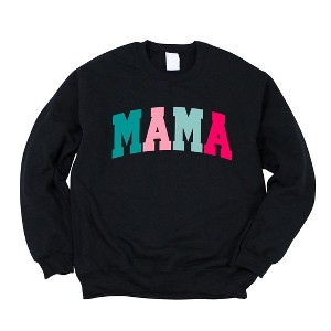 Simply Sage Market Women's Graphic Sweatshirt Bright Mama Block - 1 of 2