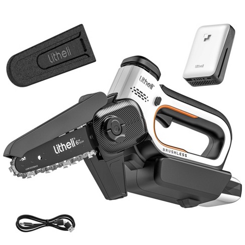Litheli 6 20v Brushless Mini Chainsaw 2.0ah Battery Powered Hedge Trimmer Target
