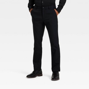 Men's Modern Slim Straight Fit Trousers - Goodfellow & Co™ - 1 of 3
