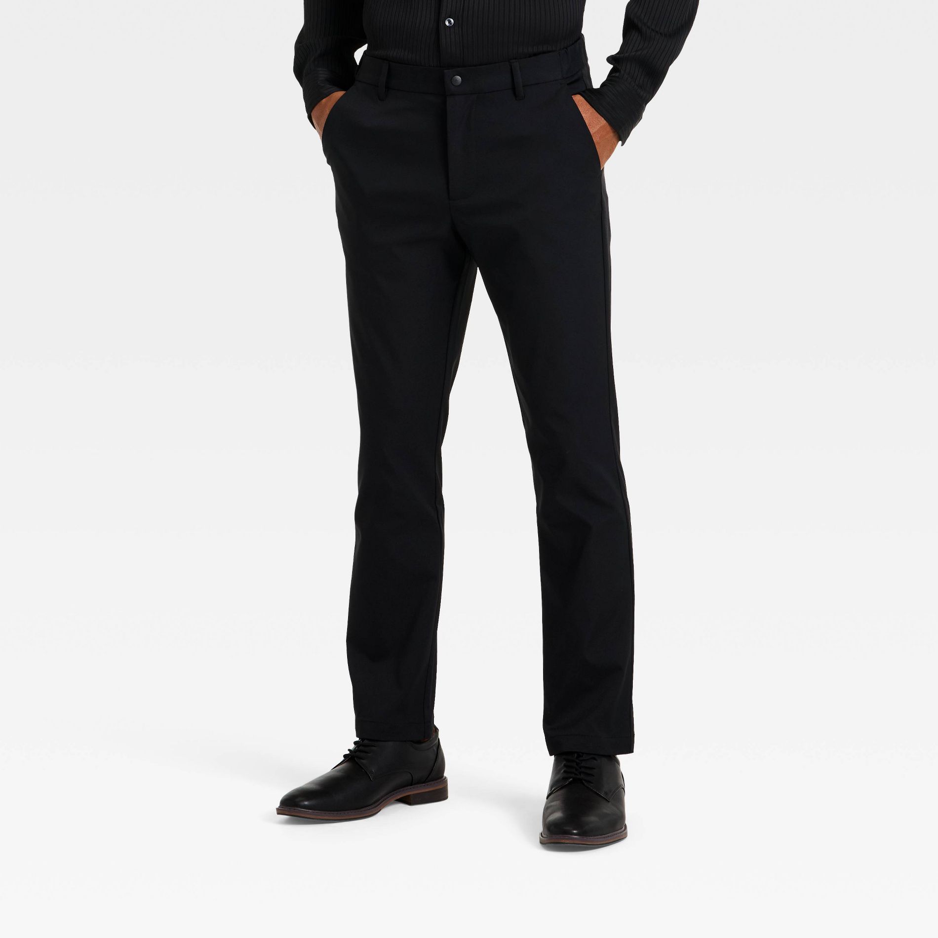 Men's Modern Slim Straight Fit Trousers - Goodfellow & Co™