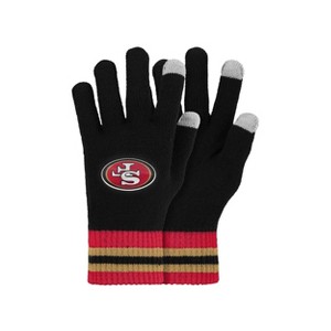 NFL San Francisco 49Ers Nightwave Big Logo Knit Glove - 1 of 3