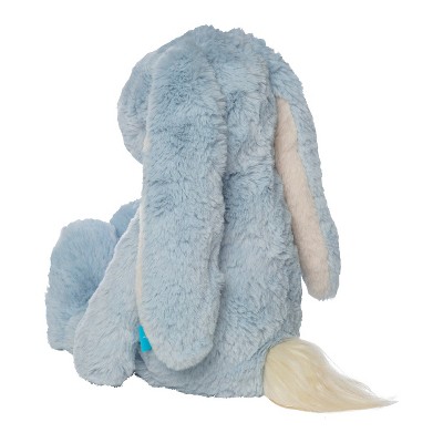 Blue and Light Apricot 12" Plush Snuggle Bunny