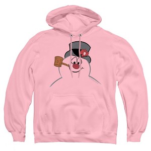 Frosty The Snowman Frosty Face Adult Pull-Over Hoodie - 1 of 4