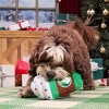 BARK Holiday Santa's Workchomp Jitter All the Way Latte Dog Plush Toy - 4 of 4