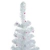 Northlight Pre-Lit Medium Rockport White Pine Artificial Christmas Tree - 3' - Purple Lights - image 4 of 4