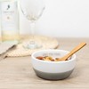 Pavilion Gift Company - Love You Food - 4.5" Ceramic Bowl with Bamboo Spoon - Dining Bowls - 2 of 4