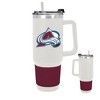 NHL Colorado Avalanche White Colossus Travel Mug with Team Color Silicon Gripe - 40oz - 3 of 4