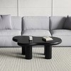 KIGFTSOD Cloud Coffee Table, Cute Cream Coffee Table with 4 Solid Legs, Modern Carton Center Table for Living Room, Home Office - 2 of 4