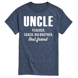 Men's - Instant Message - Uncle, Teacher, Big Brother, Best Friend Short Sleeve Graphic T-Shirt - 1 of 4