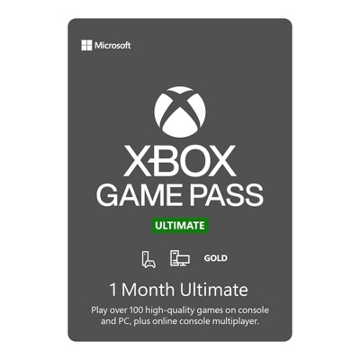 1 month xbox live gift card
