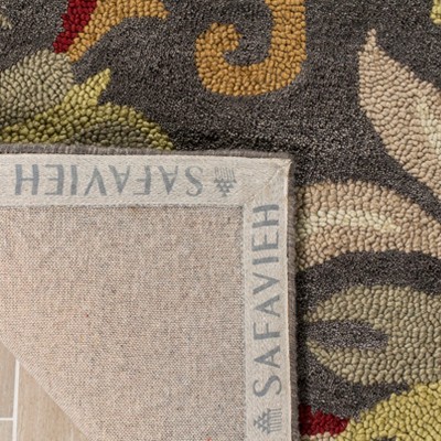 Handmade Gray Wool 8' x 10' Tufted Rectangular Area Rug