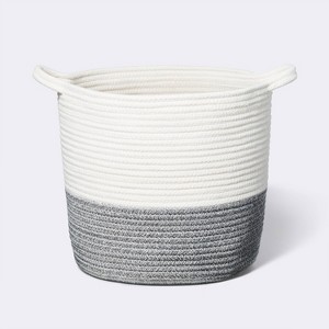 Coiled Rope Bin with Color Band - Cloud Island™ - 1 of 3