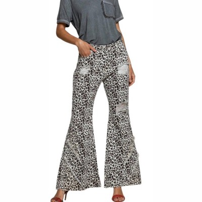 Women's Leopard Print Pants - POL