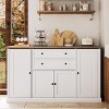 GustoWave 58 Inch Sideboard with 4 Doors and 2 Drawers - 3 of 4