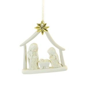 Dept 56 Snowbabies 4.0 Inch The Holy Family Nativity Christmas Ornament Baby Jesus Tree Ornaments - 1 of 3