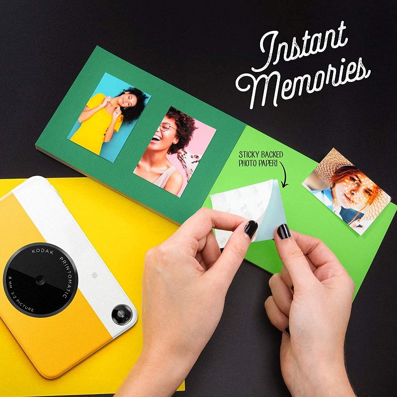 KODAK Printomatic Digital Instant Print Camera - Full Color Prints On ZINK 2x3" Sticky-Backed Photo Paper  Print Memories Instantly, 6 of 8