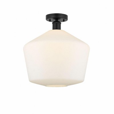 Cindyrella - 1 Light Semi-Flush Mount In Nautiical Style-13.75 Inches Tall and 12 Inches Wide