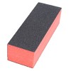 Unique Bargains Sponge Nail Finishing Buffer Buffing Block Manicure File Polishing Smooth Tool Black Red 10 Pcs - image 3 of 4