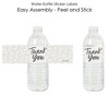 Big Dot of Happiness Champagne Elegantly Simple - Guest Party Favors Water Bottle Sticker Labels - Set of 20 - 2 of 4