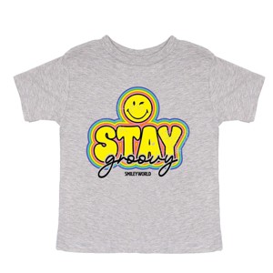 The Juniper Shop SmileyWorld Stay Groovy Toddler Short Sleeve Tee - 1 of 4