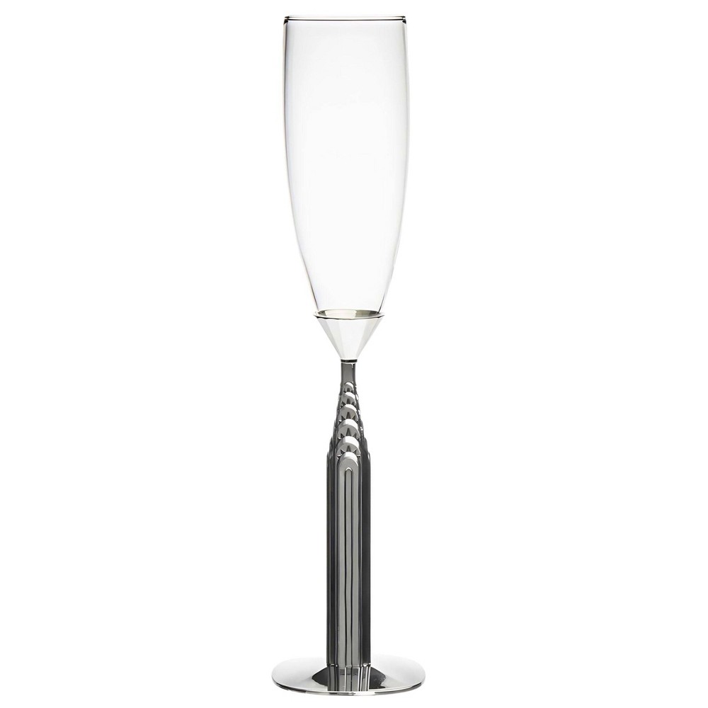 Photos - Glass Godinger Silver 8 fl oz Chrylser Building Champagne Flute