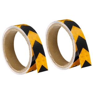 Unique Bargains Arrow Waterproof Adhesive High Visibility Warning Trucks Cars Reflective Tape 2 Pcs - 1 of 4