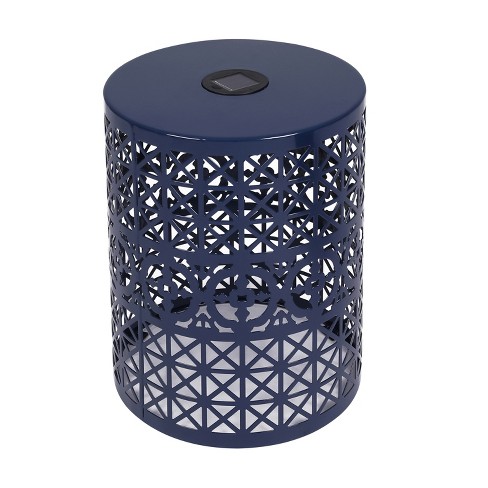 Christopher Knight Home Kerla Outdoor Round Iron Solar Side Table - image 1 of 4