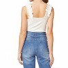 Women's Ruffle Square Neck Bodysuit - entro - 3 of 4