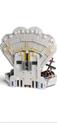 Espositore in acrilico per Lego Disney Royal Clamshell Set 43225, per  proteggere e decorare i tuoi capolavori con contenitore antipolvere, regali