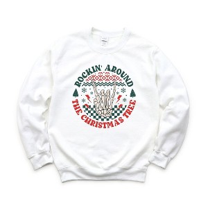 Simply Sage Market Women's Graphic Sweatshirt Rockin' Around Hand - 1 of 2