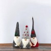 Slickblue Mystical Winter Gnomes Set – 3 Handcrafted Wool Felt Gnomes, 10-12 Inches Tall, Charming Holiday Decor - 2 of 3