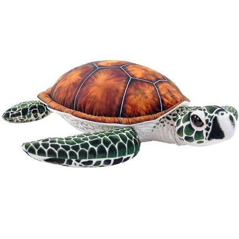 Wild Republic Living Ocean Jumbo Green Sea Turtle Stuffed Animal, 30 Inches - image 1 of 1