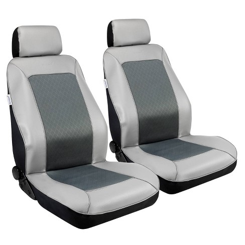 Cosmos Precision Full Set Universal Seat Covers Protectors Black/Grey 