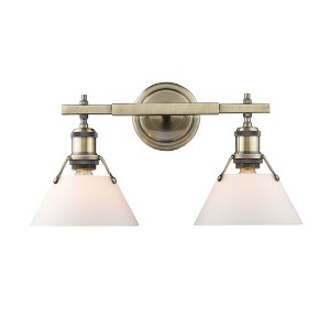 Golden Lighting Orwell 2 Light Bath Vanity - 1 of 2