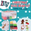 SCS Direct 10,000-Piece Holiday Fuse Bead Kit for DIY Ornaments - 8 Unique Christmas Designs w Peg Boards, Tweezers, Ironing Papers - Great for - 2 of 4