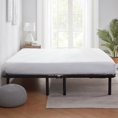 Queen Black Metal Adjustable Bed Frame with Wireless Remote