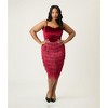 Unique Vintage Women's Plus Fringe Pencil Dress - 4 of 4